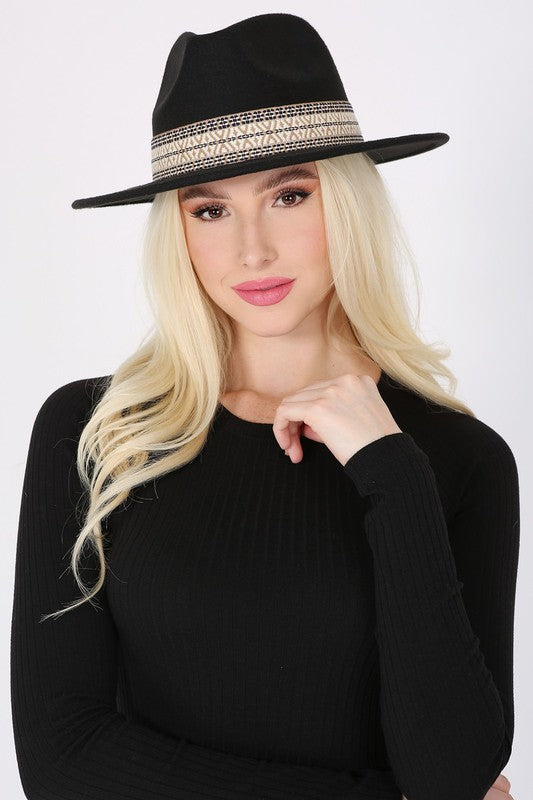 Bohemian Bliss Embroidered Fedora Hat